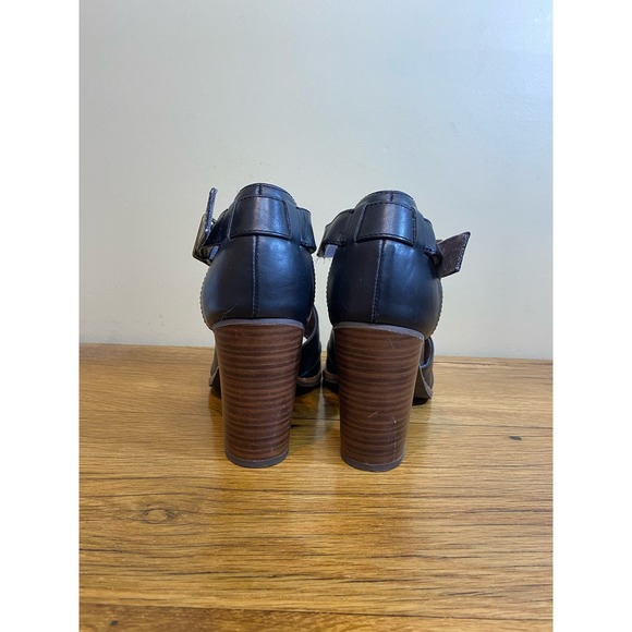 Women’s BC Peep Toe Block Heel Pump US 7.5, Black - Picture 2 of 10